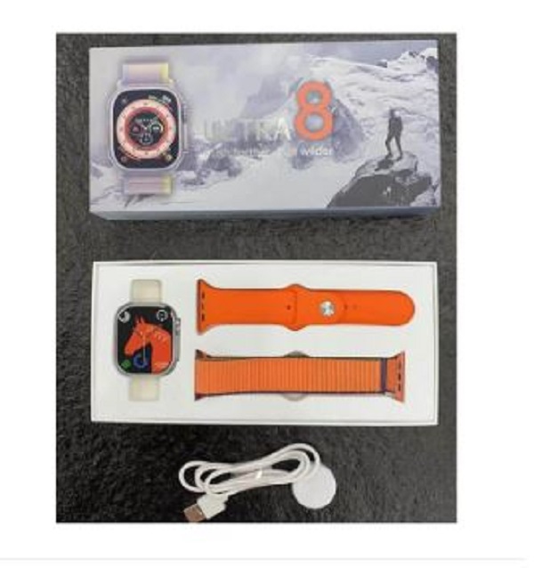 TW18 Ultra 8 Series 49MM NFC Supported Titanium Case Bluetooth Calling Smartwatch Best Smart Watch Clone, IP68 Waterproof 49mm Watch. 