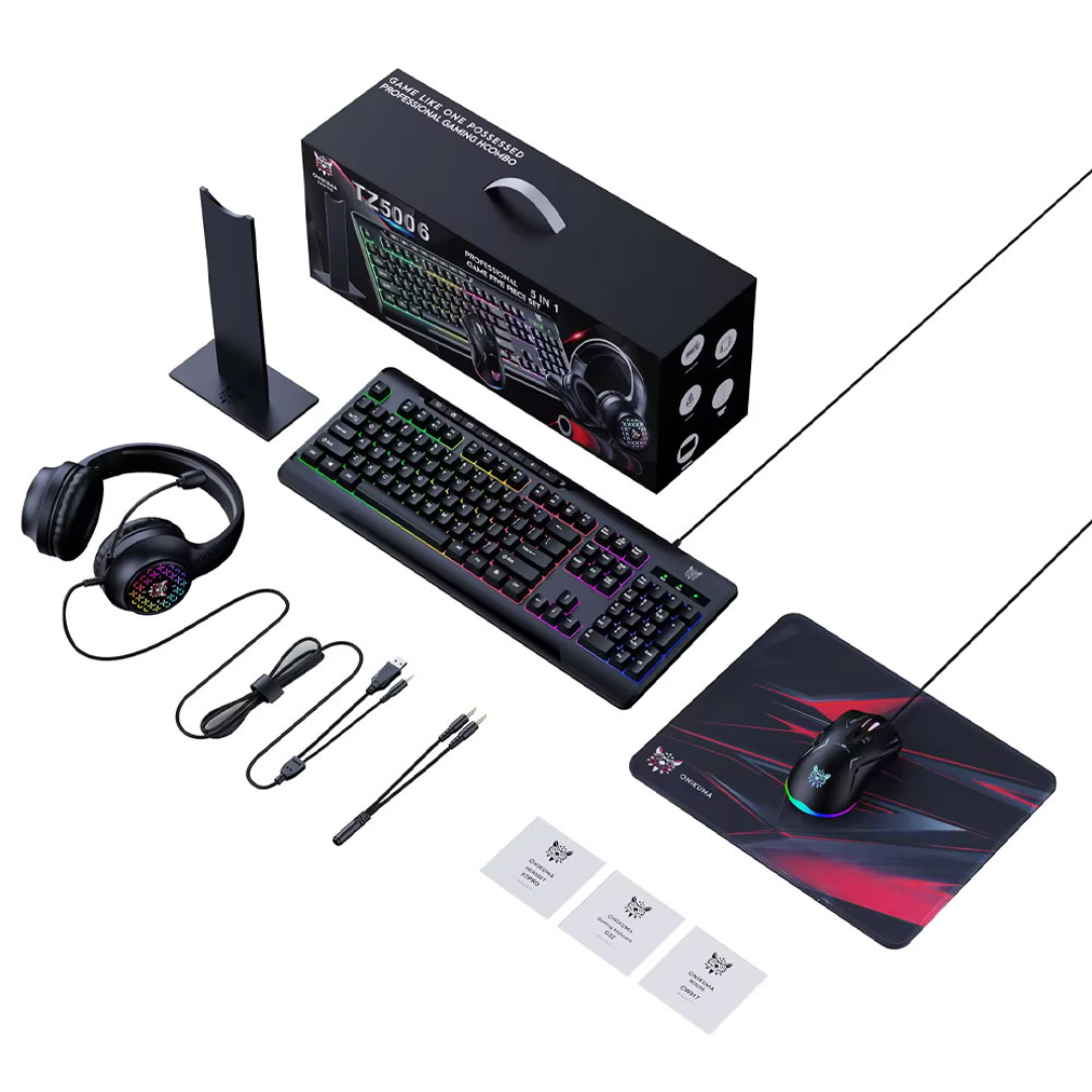 ONIKUMA TZ5006 5 in 1 Combo Gaming Set