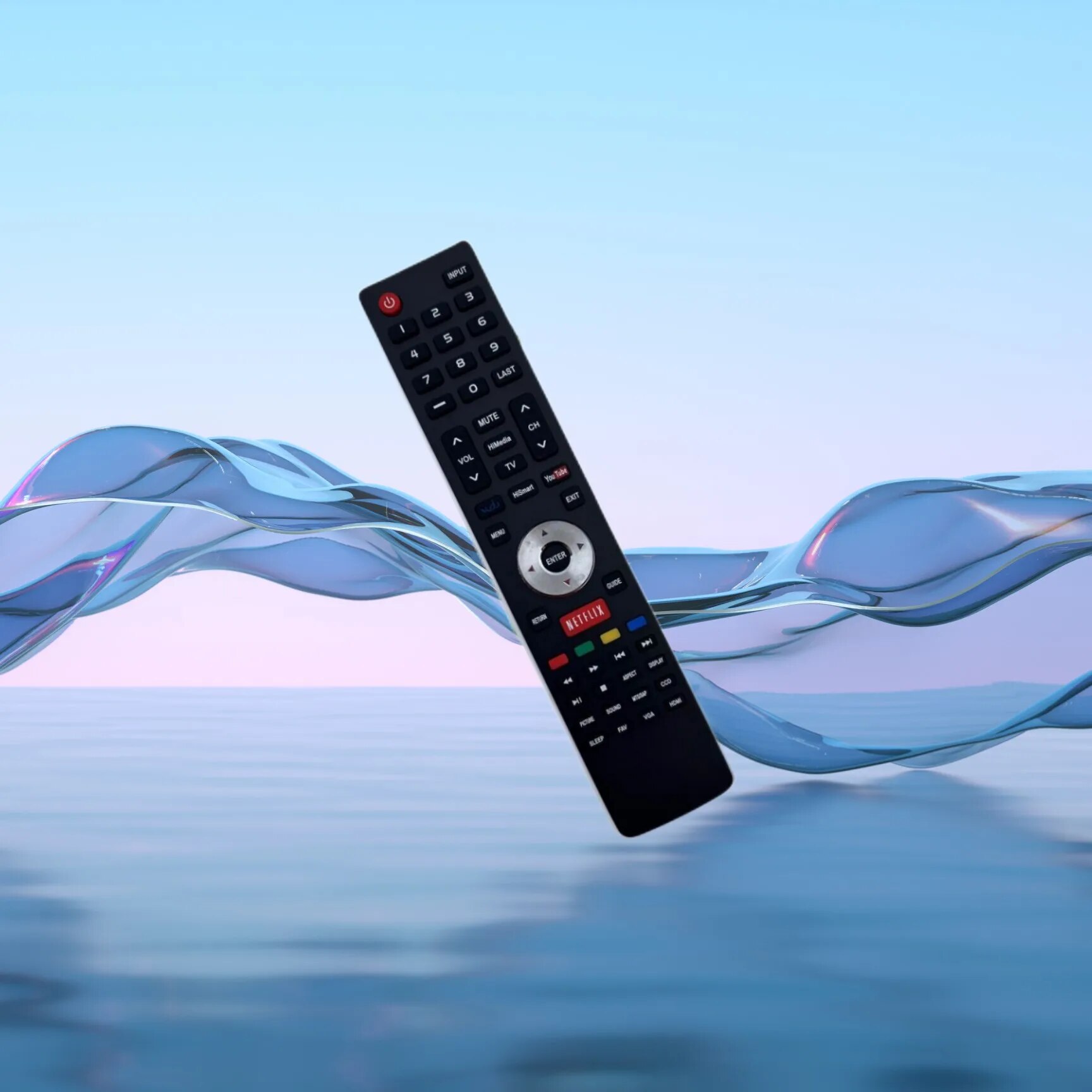 Best-selling Smart Remote Control fit for Hisense LCD LED TV 32H5B 32K20DW 40H5 40H5B 40K366WN 48H5 50H5B 50H5G. 