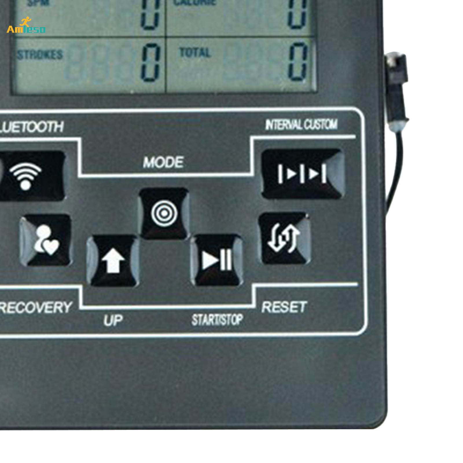 Portable Rowing Machine Counter Digital Time/Distance/Calories Measurement. 