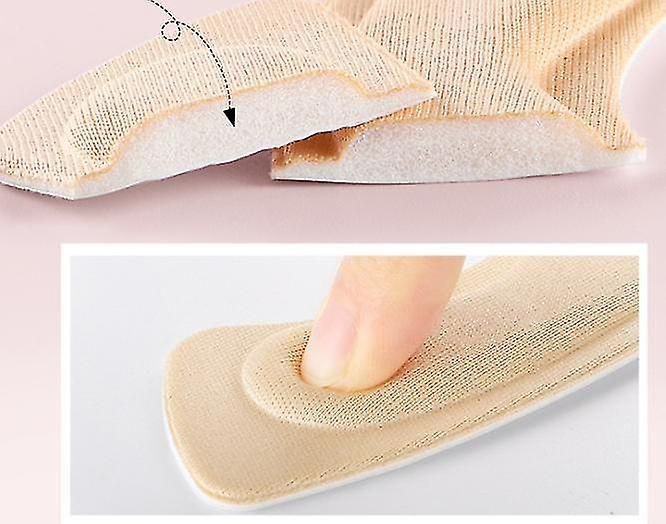 Enhance Shoe Comfort with Self-Adhesive Heel Cushion Pads - 3 Pairs. 