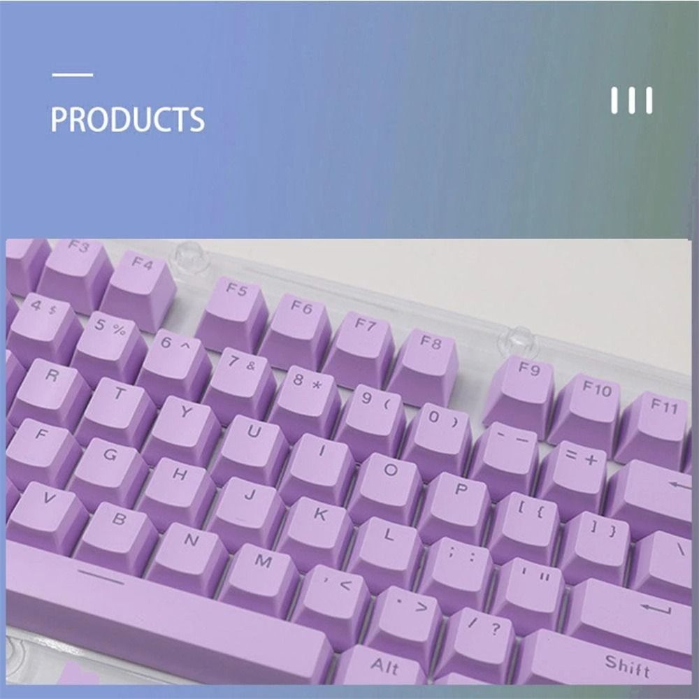 Transparent ABS 980k 61/ 87 104/108 Mechanical Keyboard Mechanical Keycaps Backlit Key Cap Blank Keycaps Keyboard Keycap. 