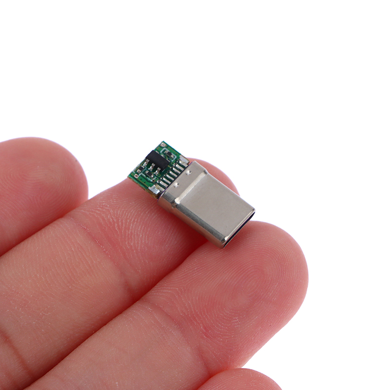 DIY OTG Data Charge Kit 1 Set Fast Charge Type-C USB 65W 6.5A Male Connector Welding With 5Pin PCB Type A Male 6 Pin USB. 