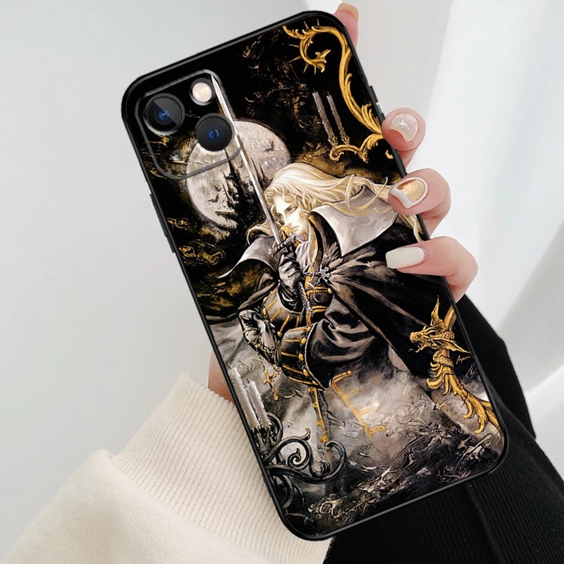 Castlevania Phone Case For iPhone 11 12 13 14 15 Pro Max Mini X XR XS Max 7 8 Plus SE 2020 Cover Funda. 