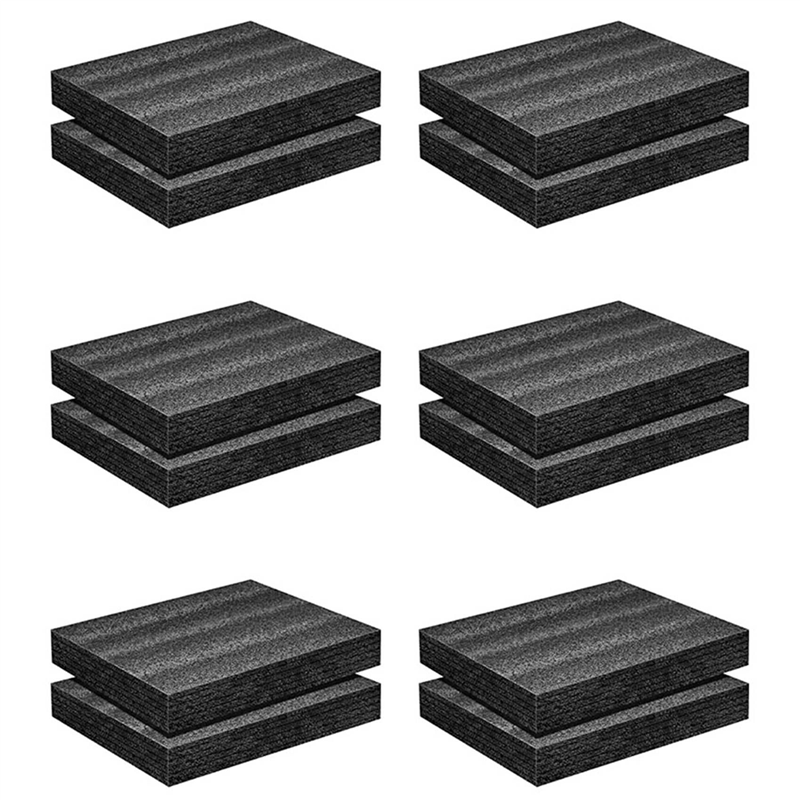 6X Polyethylene Foam 16X12X2Inch Polyethylene Foam Sheet Thick Padding Foam Inserts for Crafts Polyethylene Foam Pad