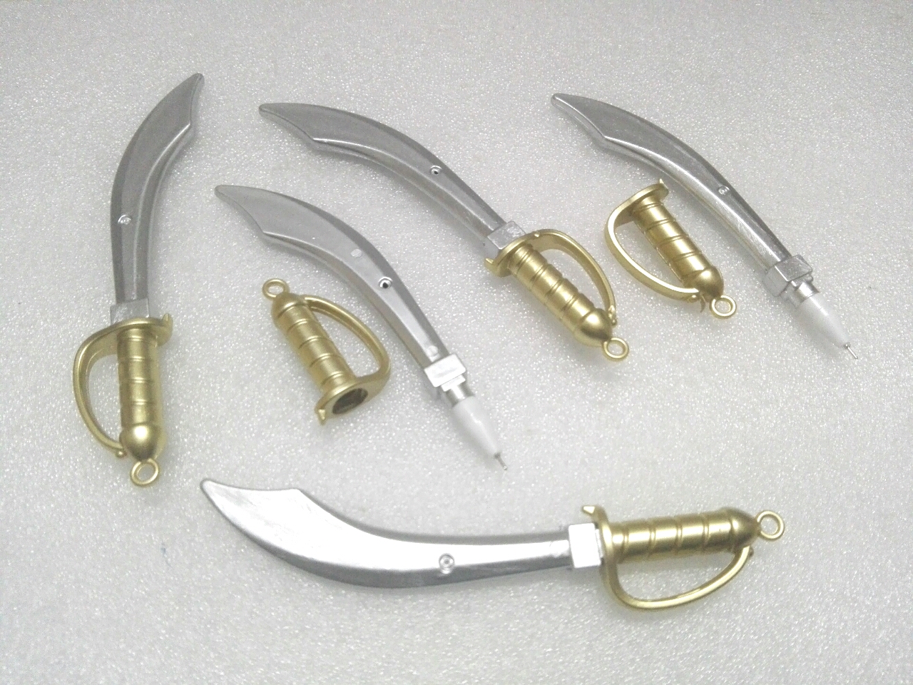 Sword, Gun & Guitar Shape Pen- 3 Pcs