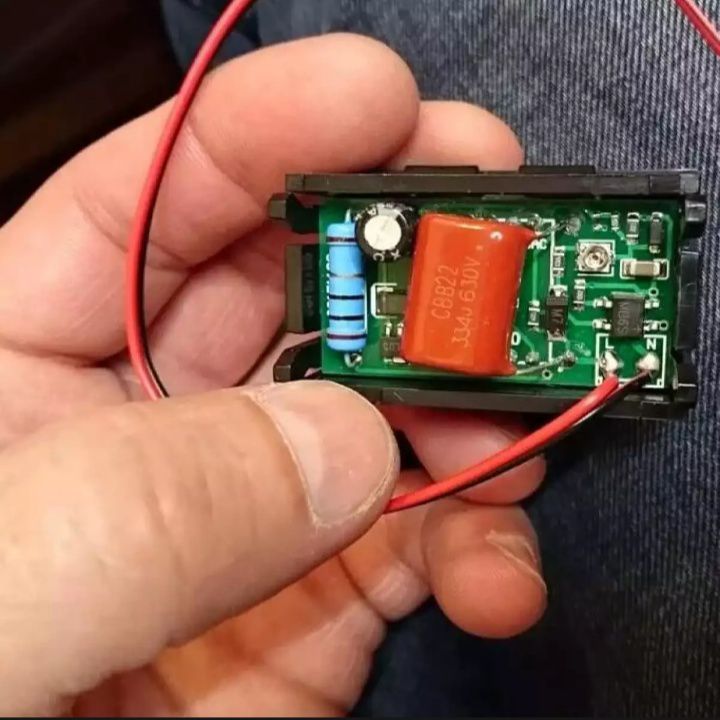 Ac 70-500 V 0.56 Led Dagital Voltmeter Voltage Display 2 Wire 0.56 Inch Voltage Meters Electrical Instruments 3 Bit Red Led Tube. 