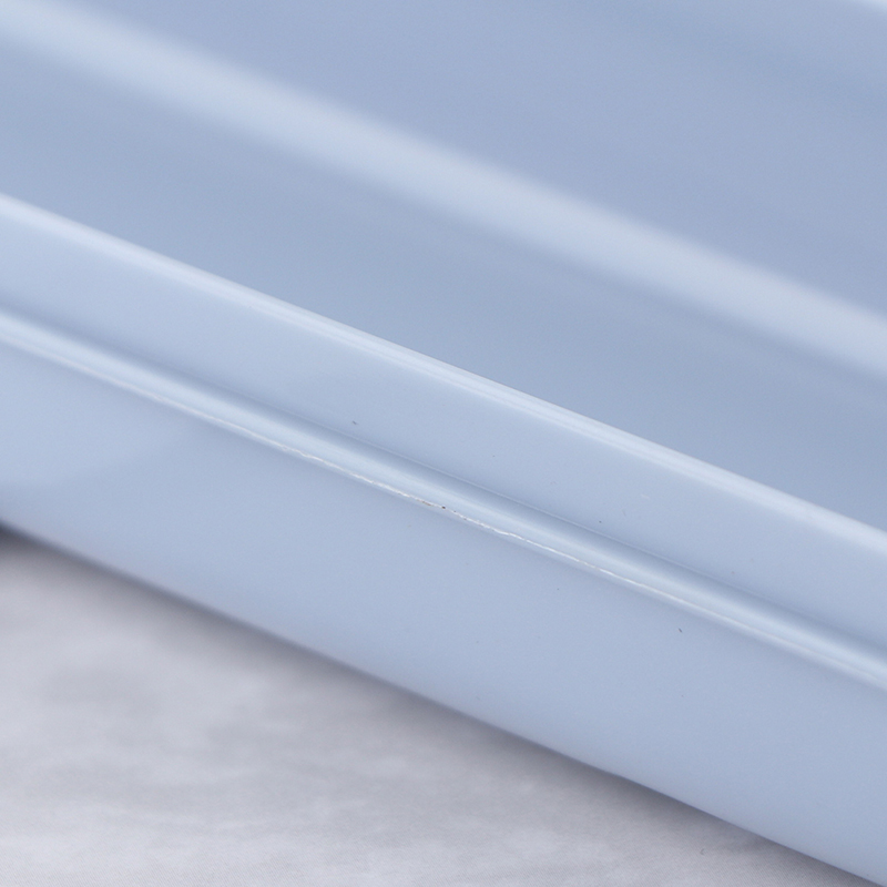 Reusable Practical Transparent Cover Wheat Straw Cutlery School Tableware Box. 