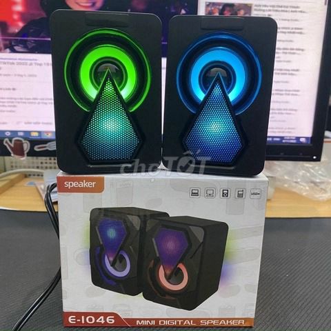 E-1046 Rgb Gaming Speaker For Pc Laptop - Elevate Gaming Experience With Immersive Sound Of E-1046 Rgb Gaming Speaker. 