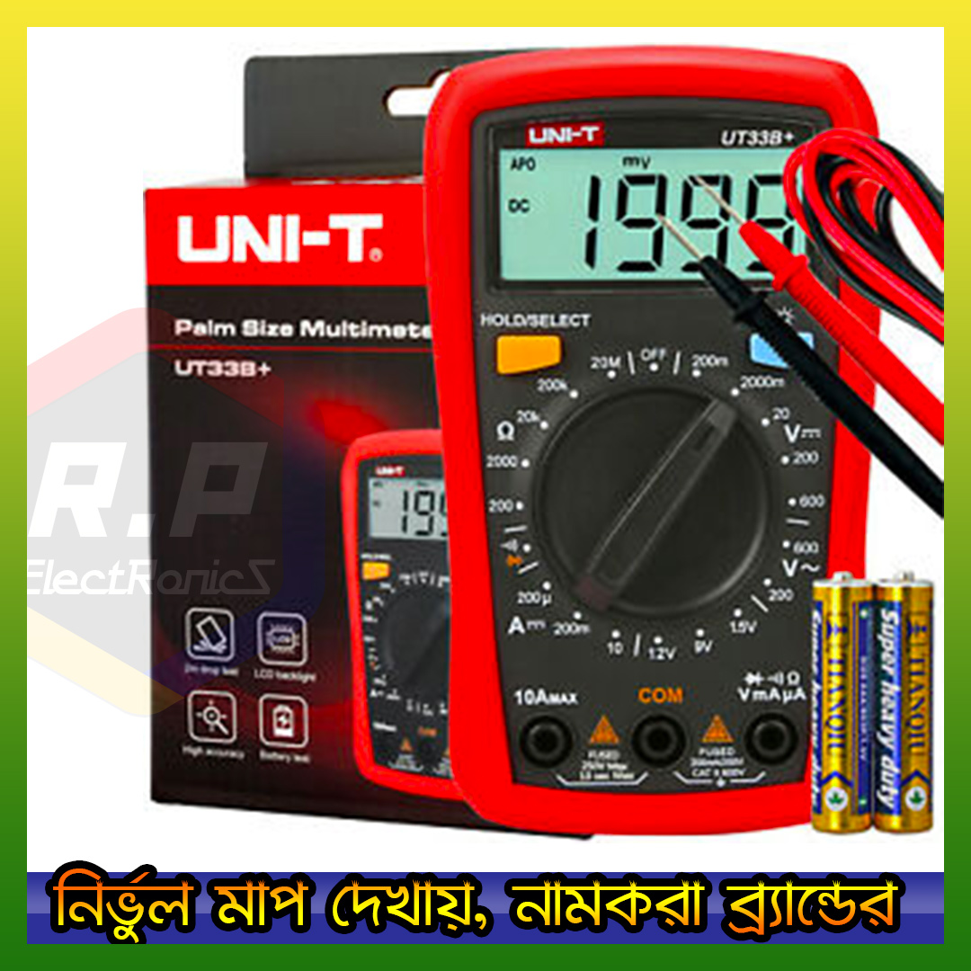 Uni-T UT33B+ Digital Multimeter AC/DC Volt, DCA