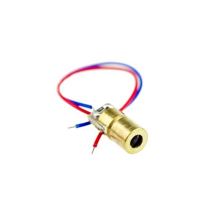 Laser Pointer Diode Dot Type Copper Body 5V 5mW 650nm Red. 