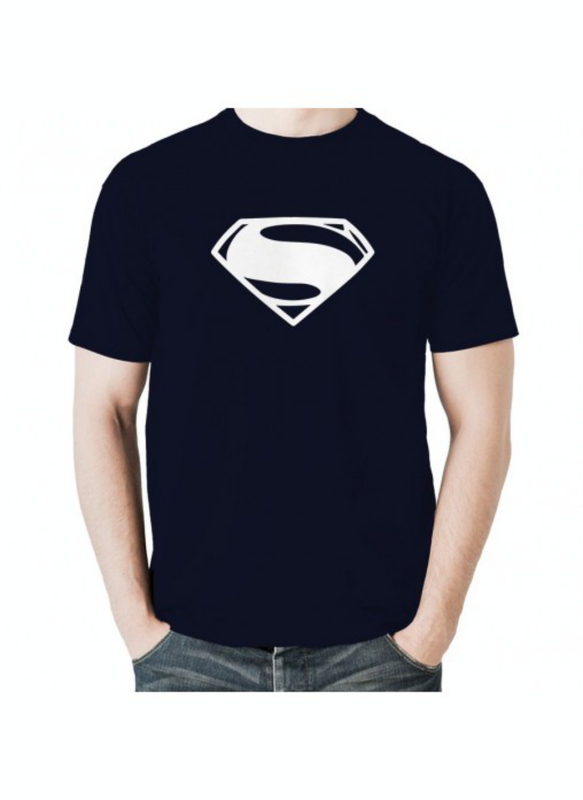 Superman Logo Printed Short Sleeve 