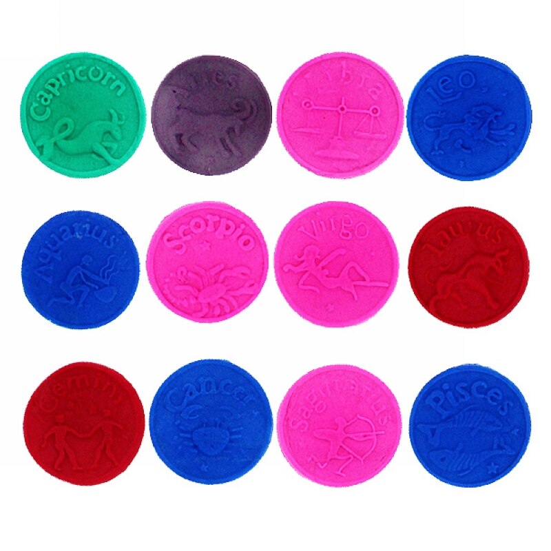 【happy one】DIY molds cake decorating soap fondant mold candy mini constellation chocolate cake mould bakeware F0393XZ35. 