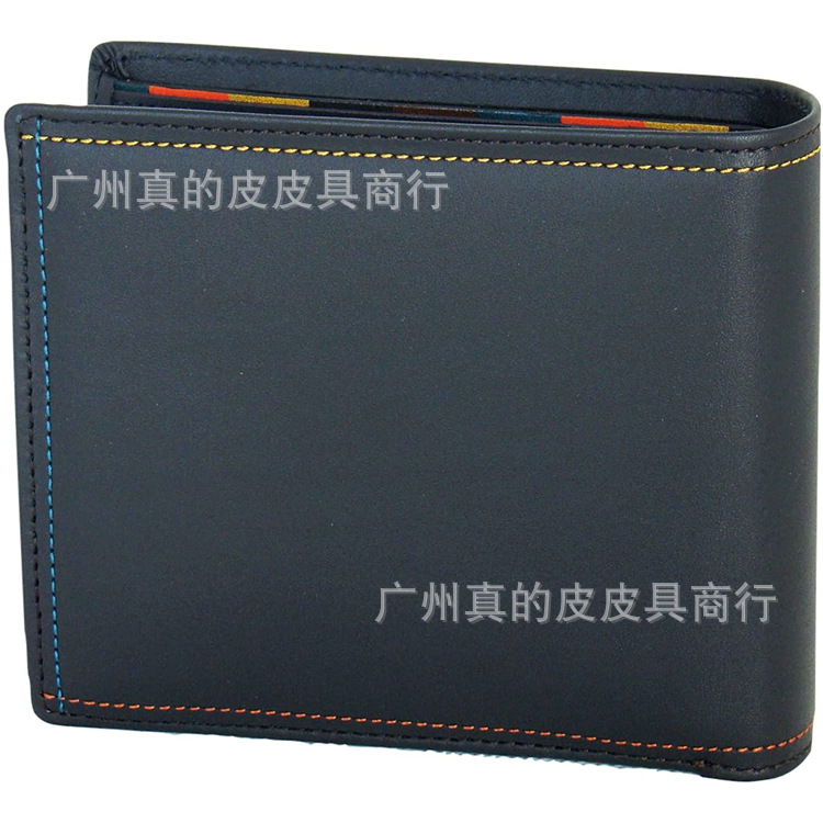 ew Leather Wallet ero Wallet en's FI Anti theft rush ersonalized Color Line Wallet Wallet Wallet Clip. 