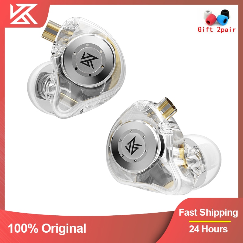 【Beauty Code】(NEW) New kz edx pro dynamico in earphone high fidelity dj monitor gaming headphones canceling noise for zstx. 