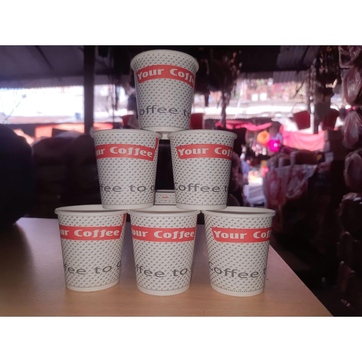One Time Use Coffee Cup 150ML-50