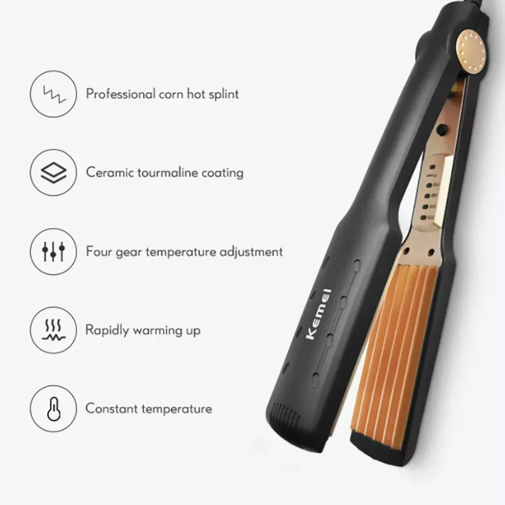 Aggregate 162+ kemei hair crimper super hot POPPY