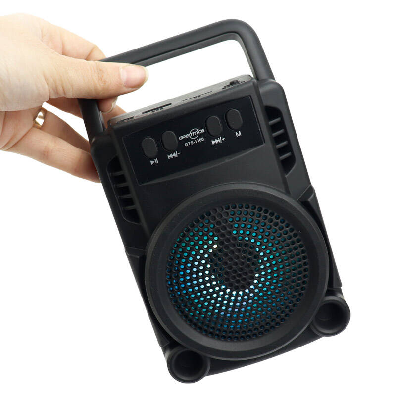 GREATNICE GTS-1360 USB, TF Card & FM Radio Supported Wireless Speaker With Lighting Effects. 