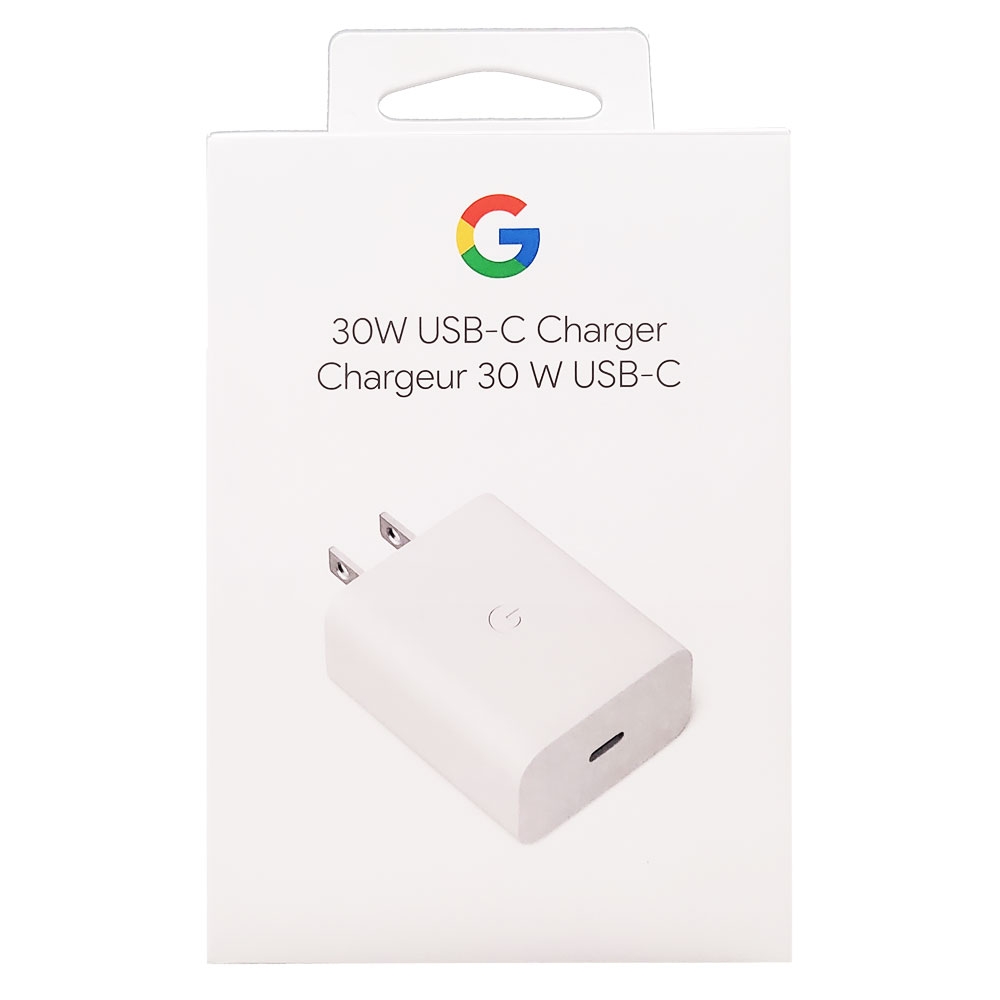 Google 30W USB-C Charger and Cable Fast Charging Pixel Phone Charger Compatible with Google Products and Other USB-C devices. 