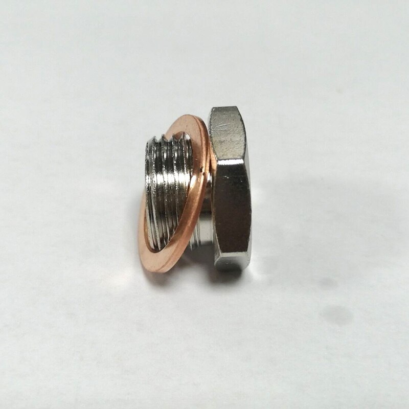 M18 x 1.5 MM to M12 x 1.25 MM Exhaust O2 Oxygen Sensor Spacer Reducer Adapter Connector Accessories. 