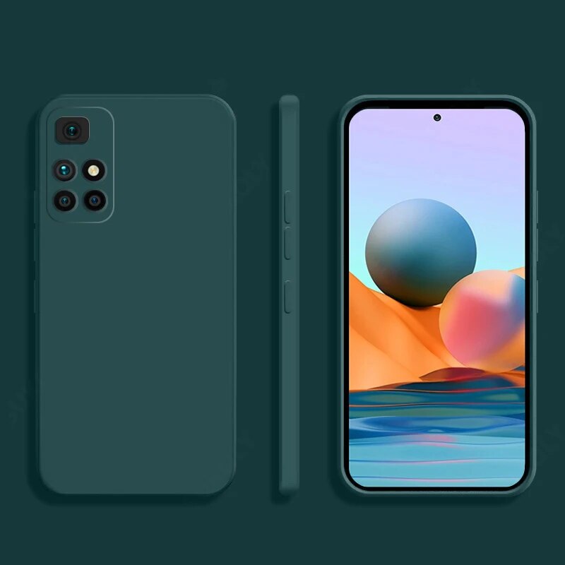 For Xiaomi Redmi 10 Case For Redmi Note 11 Pro Cover Silicone Soft for Redmi Note 10S Pro 8 9 9t Poco X3 Pro M3 F3 Cases. 