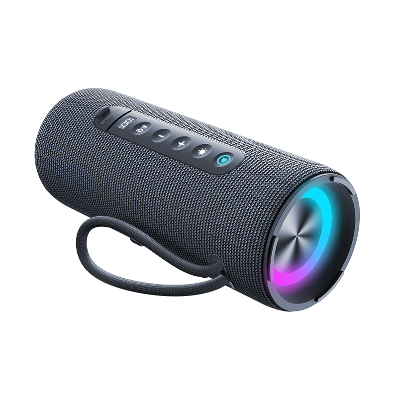 Baseus AeQur 30 Air Wireless Bluetooth Speaker IPX5 Waterproof Portable Loudspeaker Music Stereo Outdoor Subwoofer Splash Proof Rechargeable Music Player with Colorful Ambient Light. 