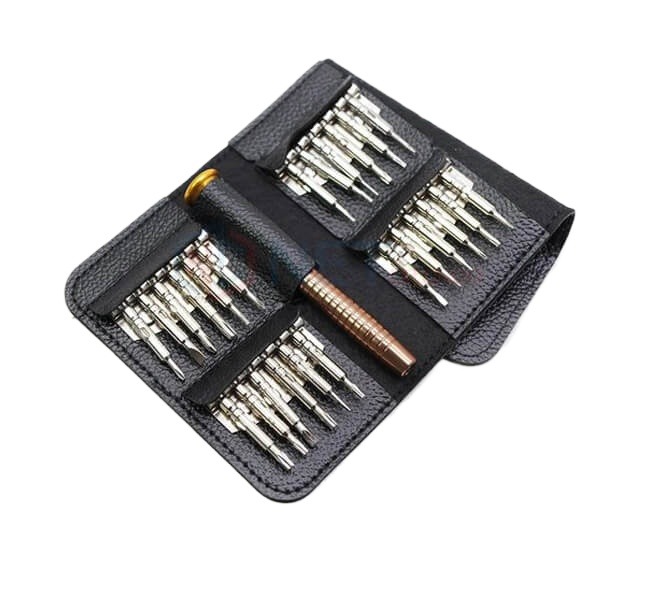 BAG With 24 In 1 Bit Multi-Purpose Precision Screwdriver Interchangeable Bit Set Portable Telecommunication Tools Sets