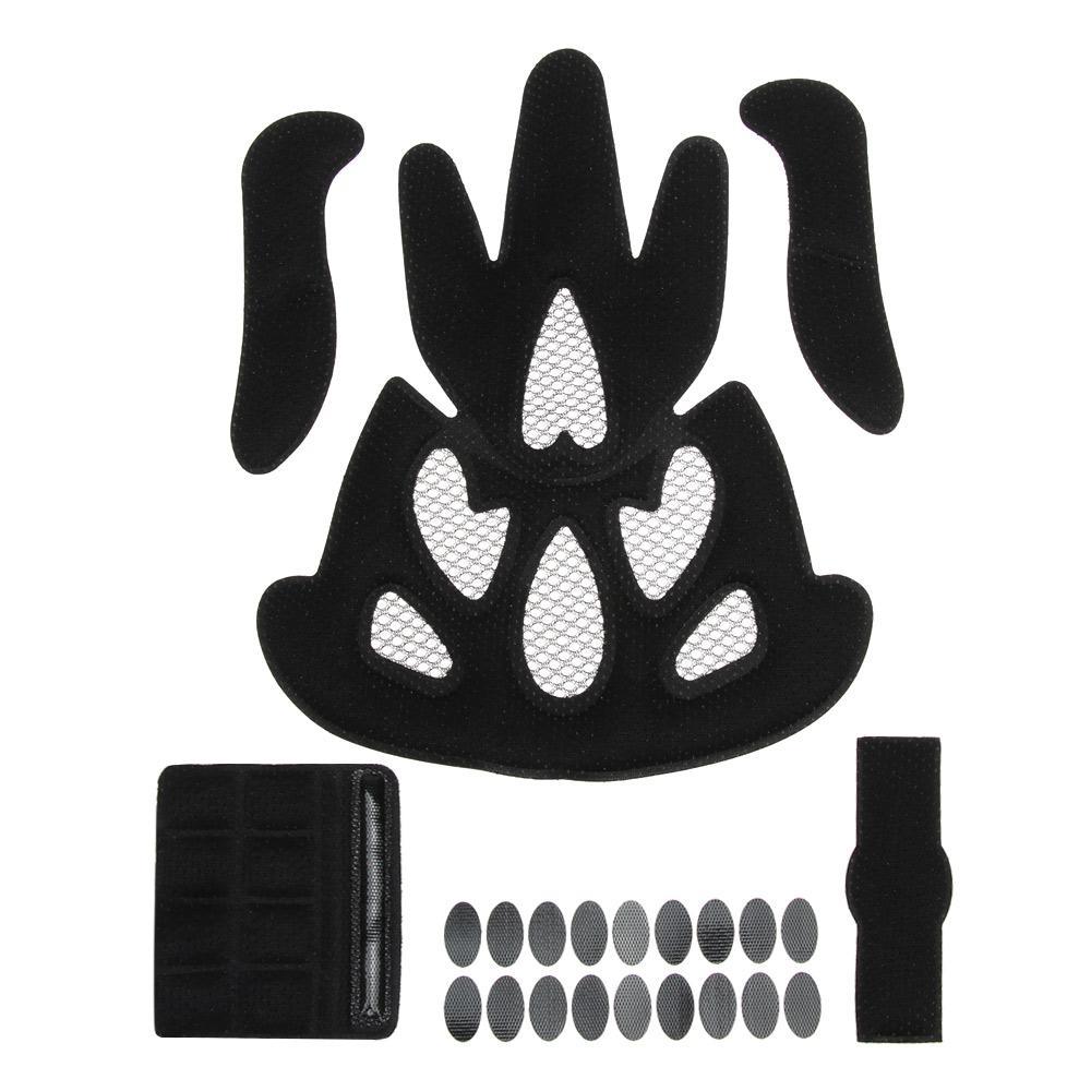 Outdoor Sports Sealed Replacement Helmet Inner Padding Kit Protection Sponge Pad Foam Pads Set with Insect Net. 