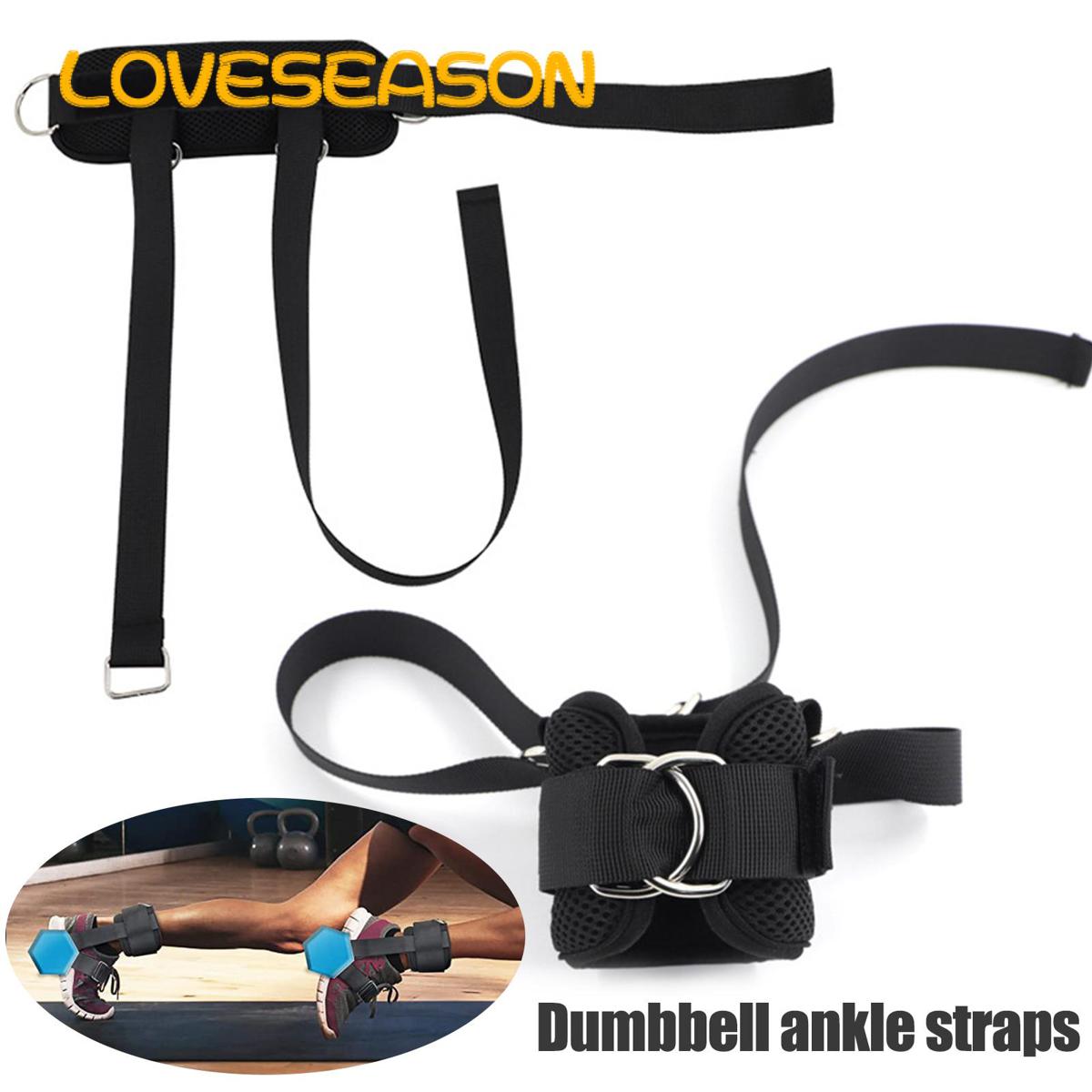 Dumbbell Foot Attachment Strap Enhance Workout with Adjustable Dumbbell Foot Attachment Ankle Strap for Fitness Equipment