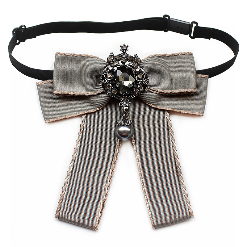 【Factory Direct】Girls' bow tie, white shirt, professional collar flower, student graduation photo bow, 11*12cm