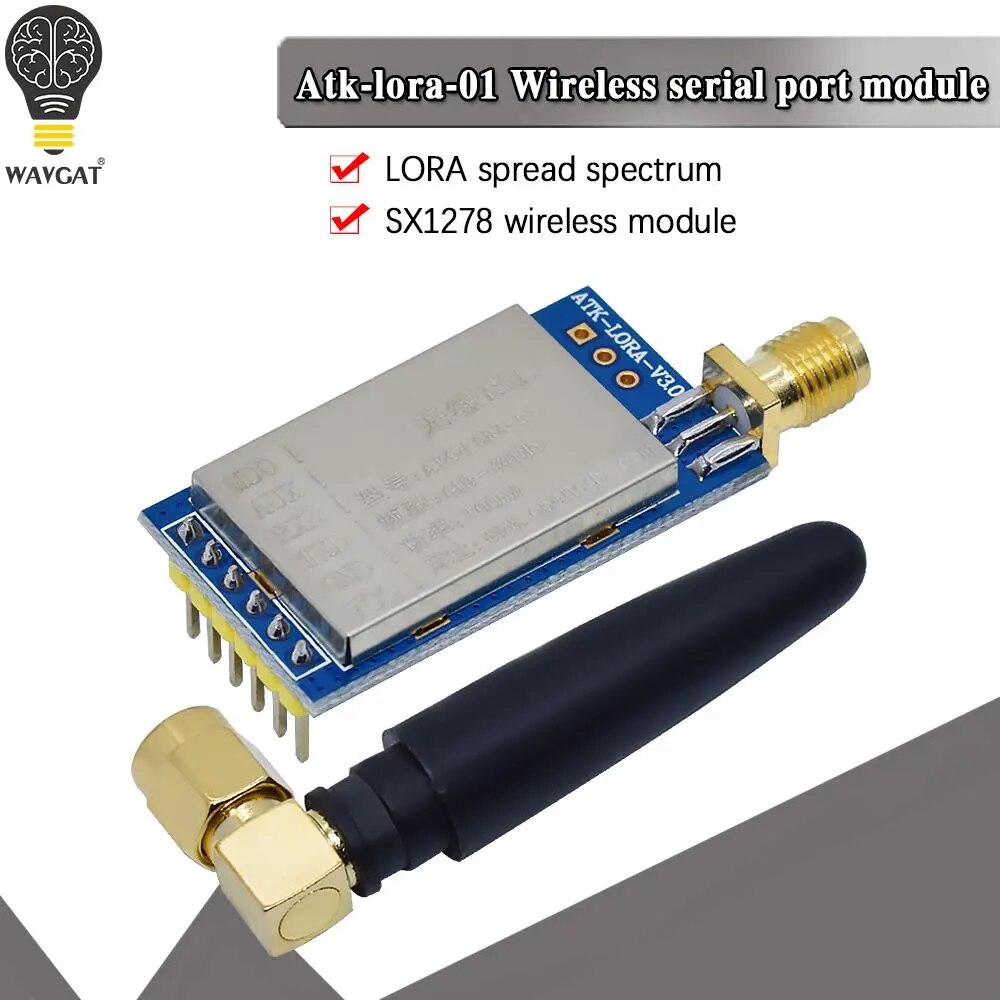 ATK-LORA-01 LORA module wireless serial communication module SX1278 wireless module 3000 meters