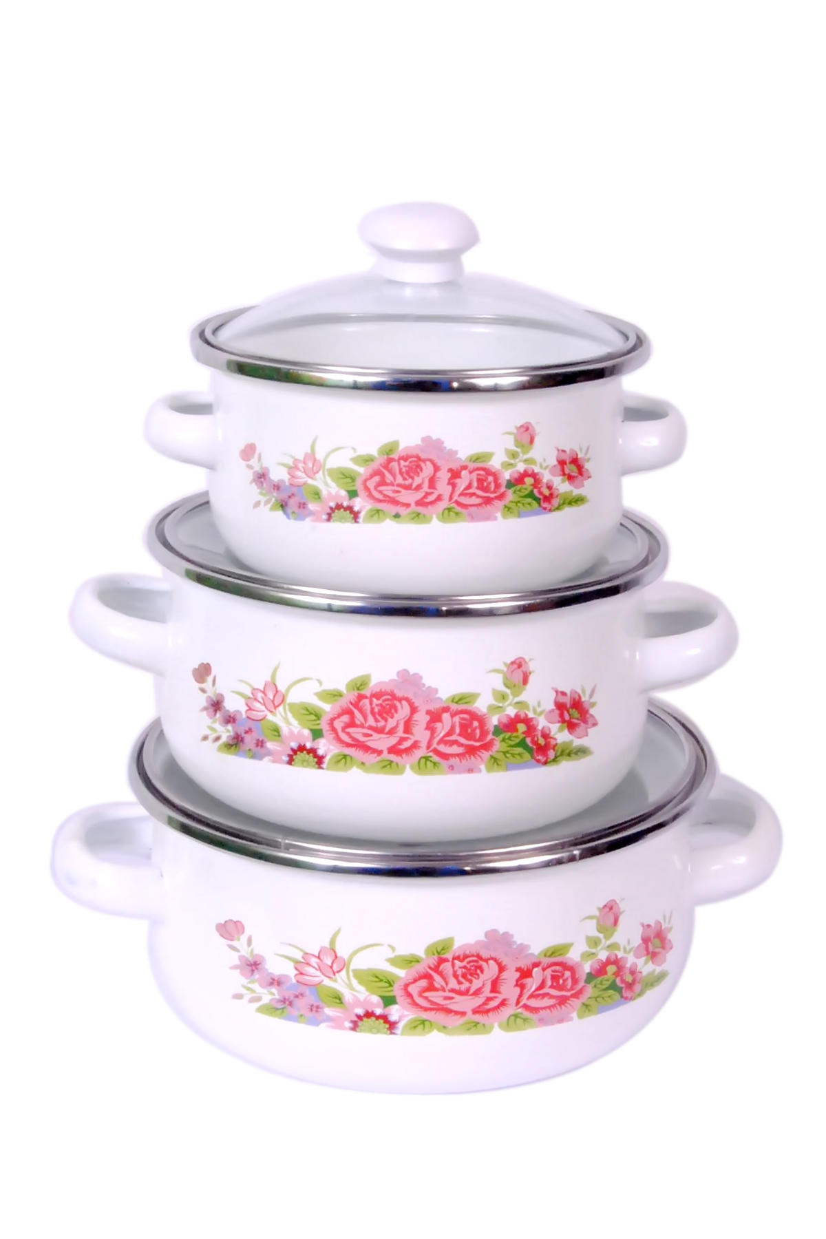 enamel serving bowl