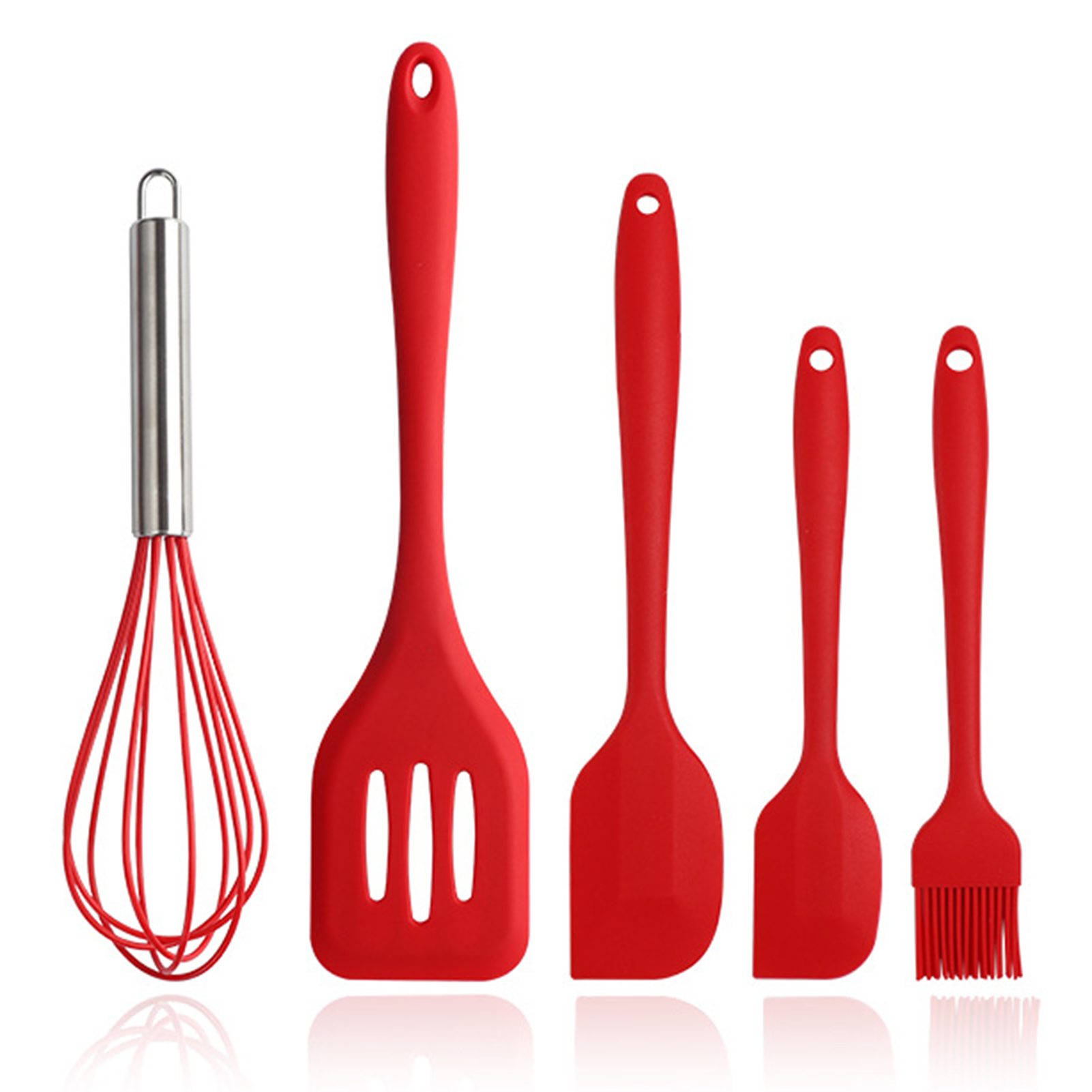 Silicone Spatula Kitchen Utensil Cake Baking Scraper green S 人気ブランドの