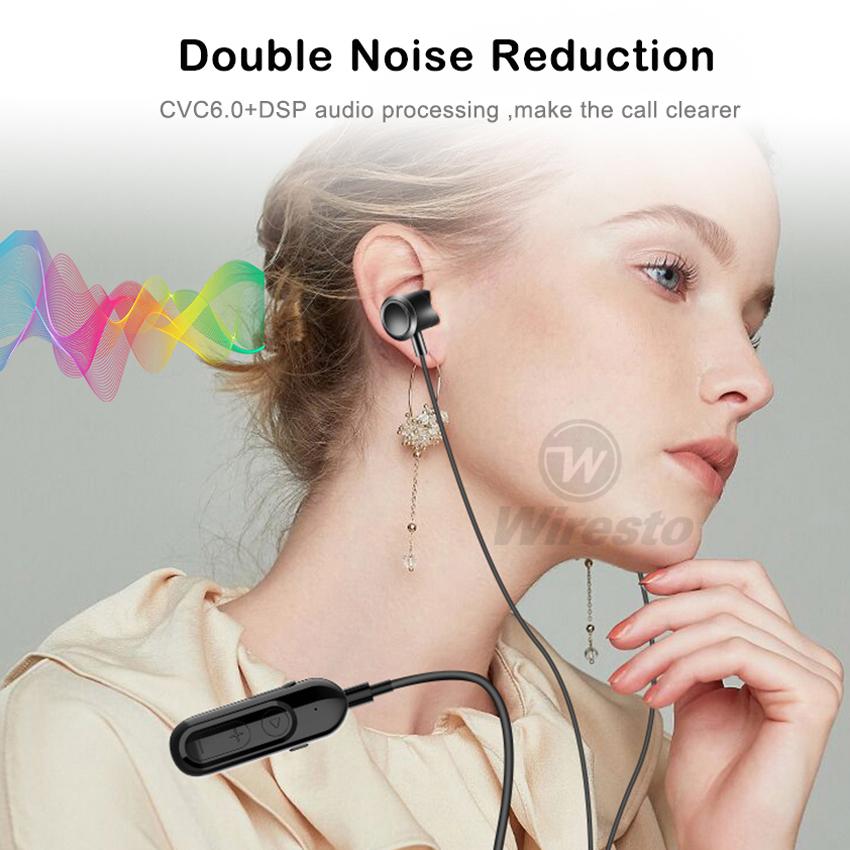 Wiresto V18 Wireless in-Ear Multi-Function Bluetooth Headset HiFi Noise Canceling Stereo Earphones. 