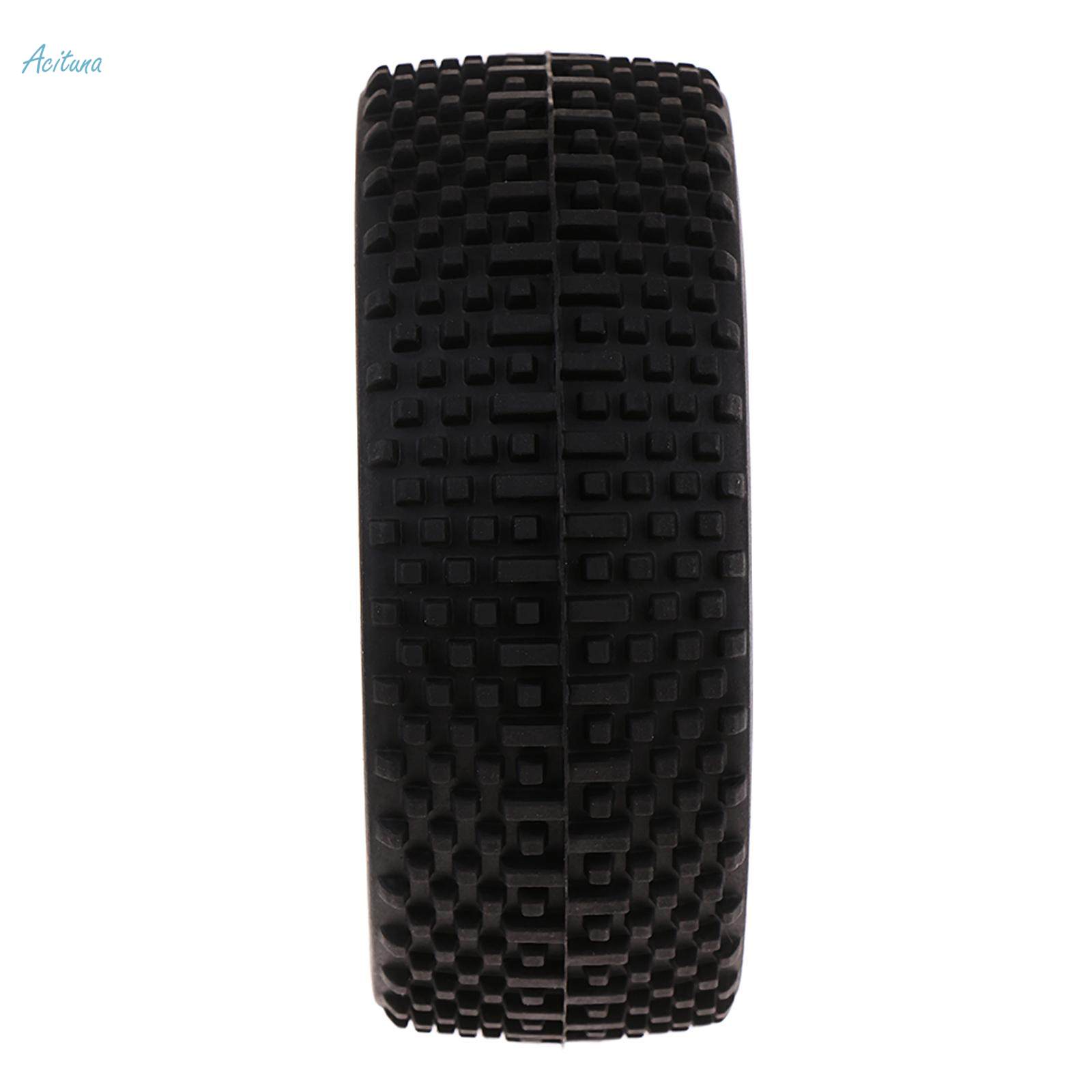 8Pieces 1/8 RC Car Tires Wheel Rims Hex for HSP HPI RC Car Parts. 