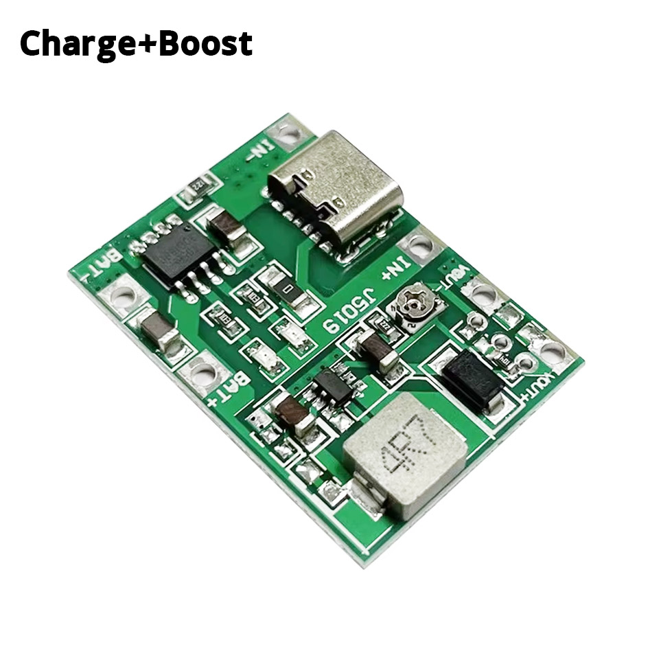 Lithium Battery Charger Plus Boost Converter Adjustable Module 2A Type C