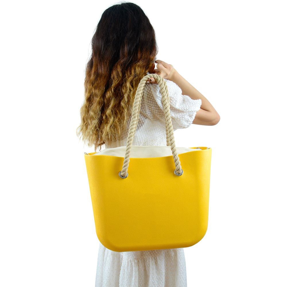 TANQU New Waterproof Inner Bag Organizer Insert Zipper Pocket For Classic Mini Obag Canvas Material For O Bag. 