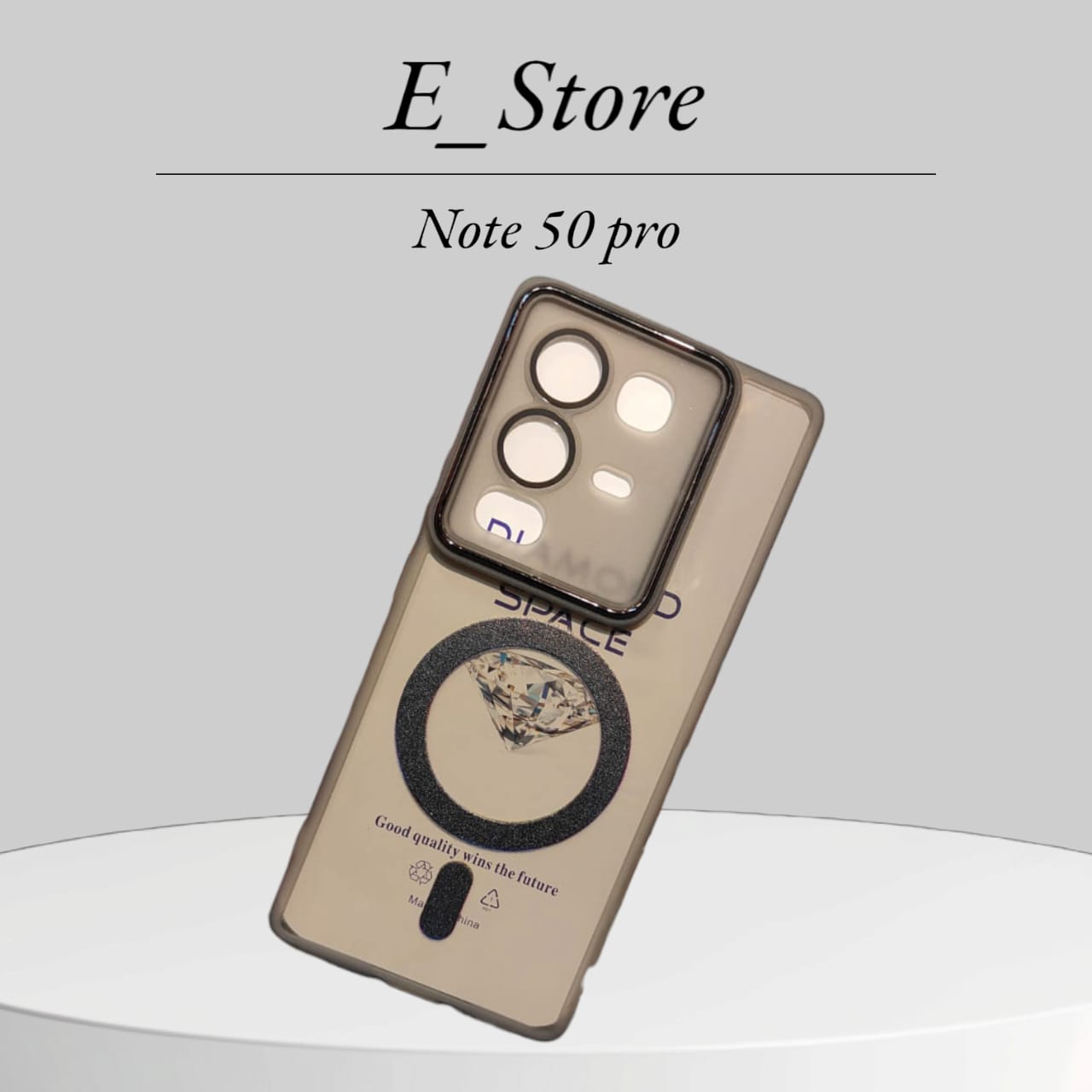 For Infinix Note 50 Pro Matte Transparent Magsafe Print Premium TPU Case Mobile Back Cover Casing-E_Store