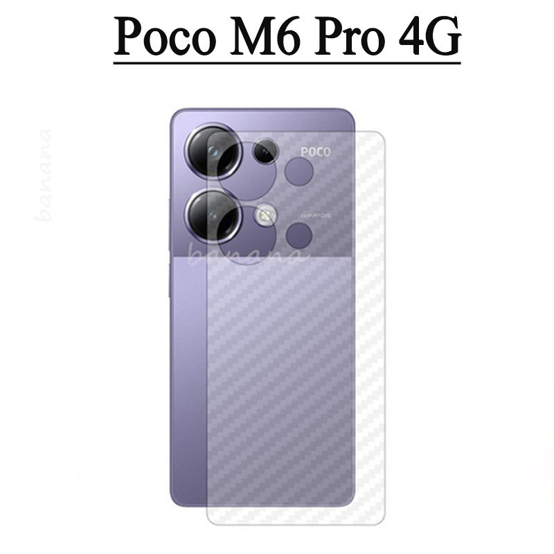 【World Supermarket 2021】(New) 3 in 1 Poco M6 Pro 4G 5G screen protector tempered glass film for Poco C65 X6 pro X5 Pro full cover front film screen protector glass back camera lens film