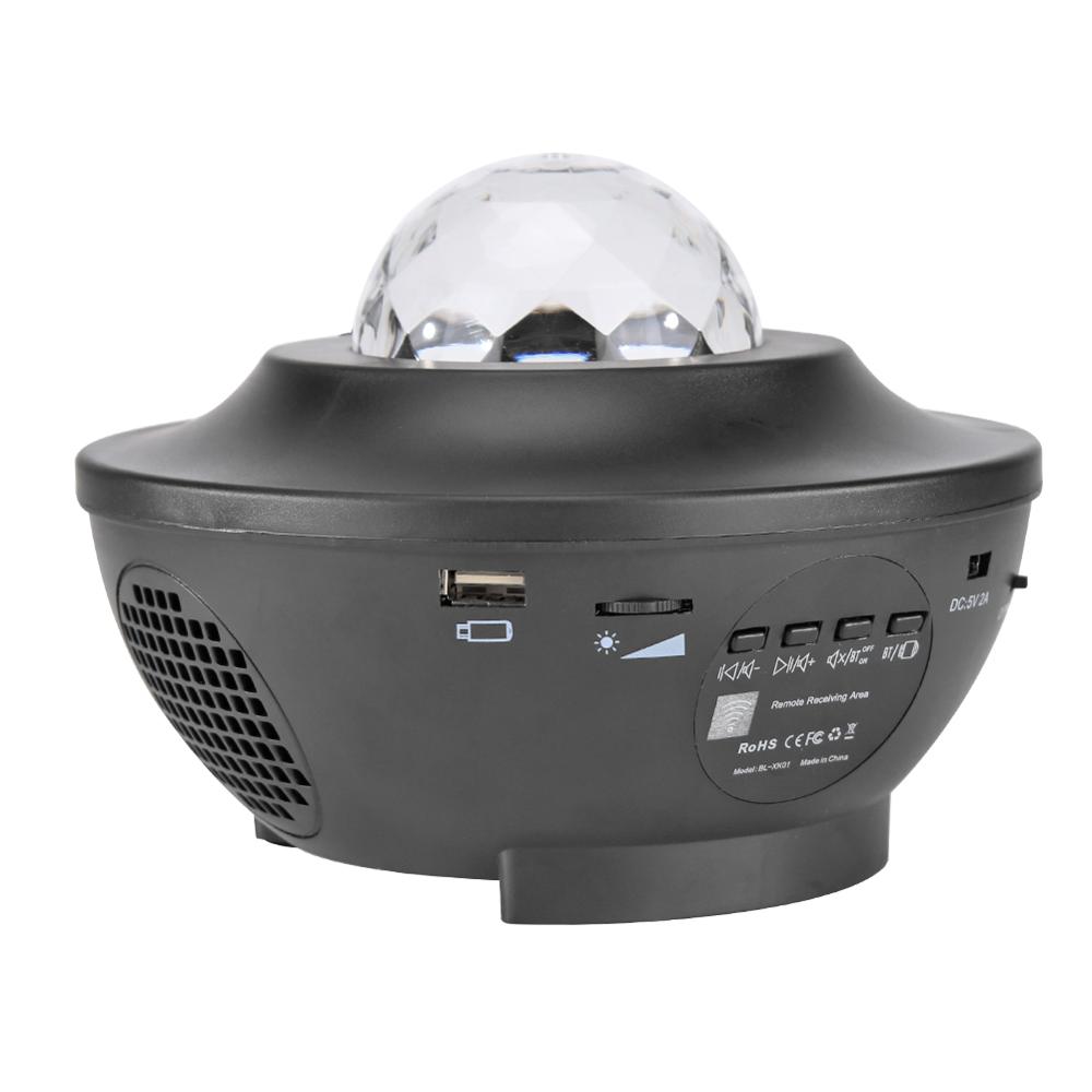 LED Star Projector Night Light Galaxy Starry Night Lamp Ocean Wave Projector With Music Speaker Remote Control. 