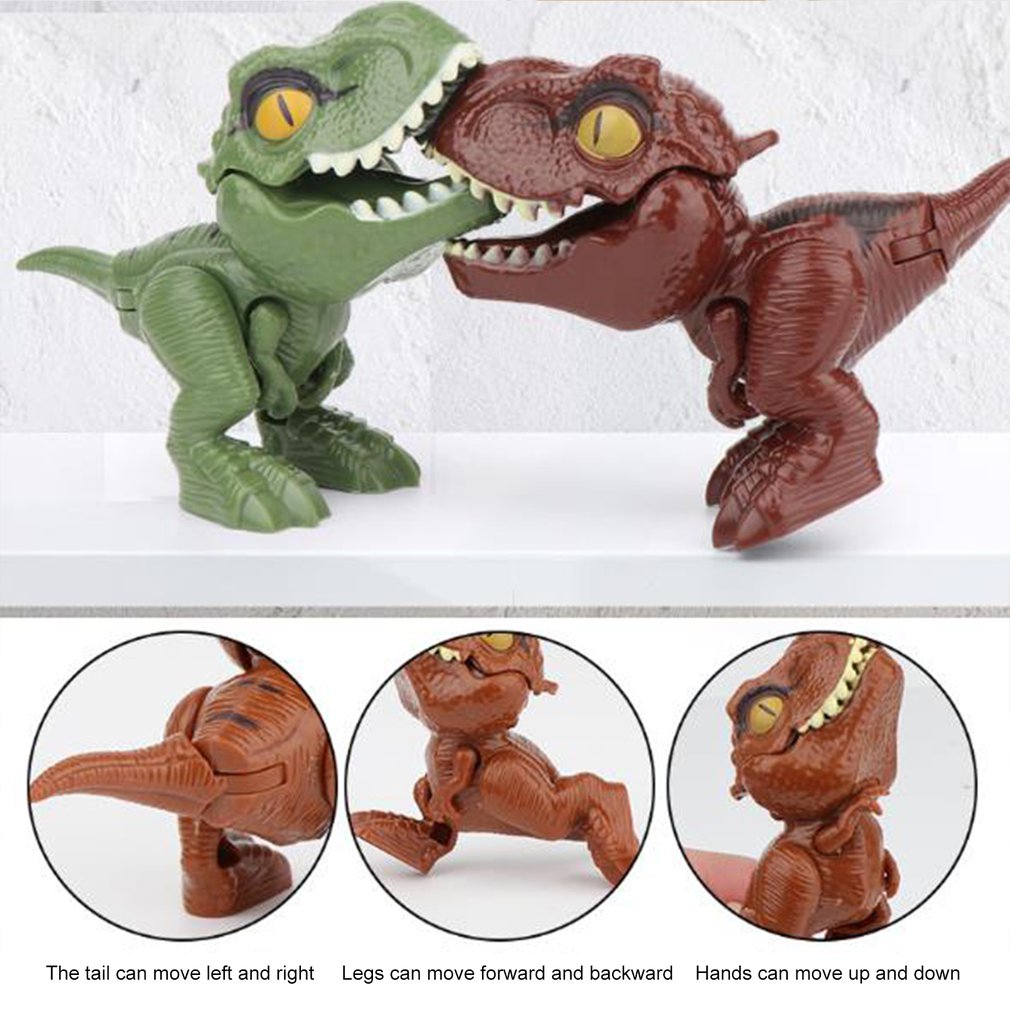 Finger Dinosaur Anime Interactive Biting Hand Creative Action Figures Toys Funny Dino Eggs Tricky Tyrannosaurus Model FidgetToy. 
