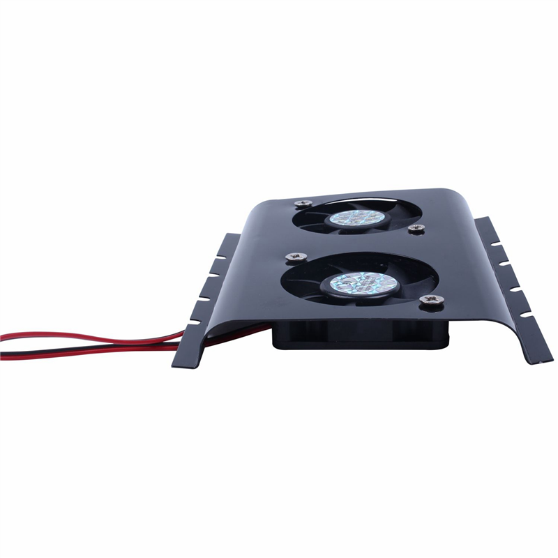 4X Black 3.5 SATA IDE Hard Disk Drive HDD 2 Fan Cooler for PC. 
