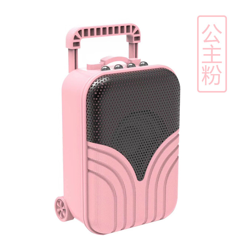 bluetooth speaker creative gift mini trolley box plug-in card radio new retro computer speaker portable audio. 