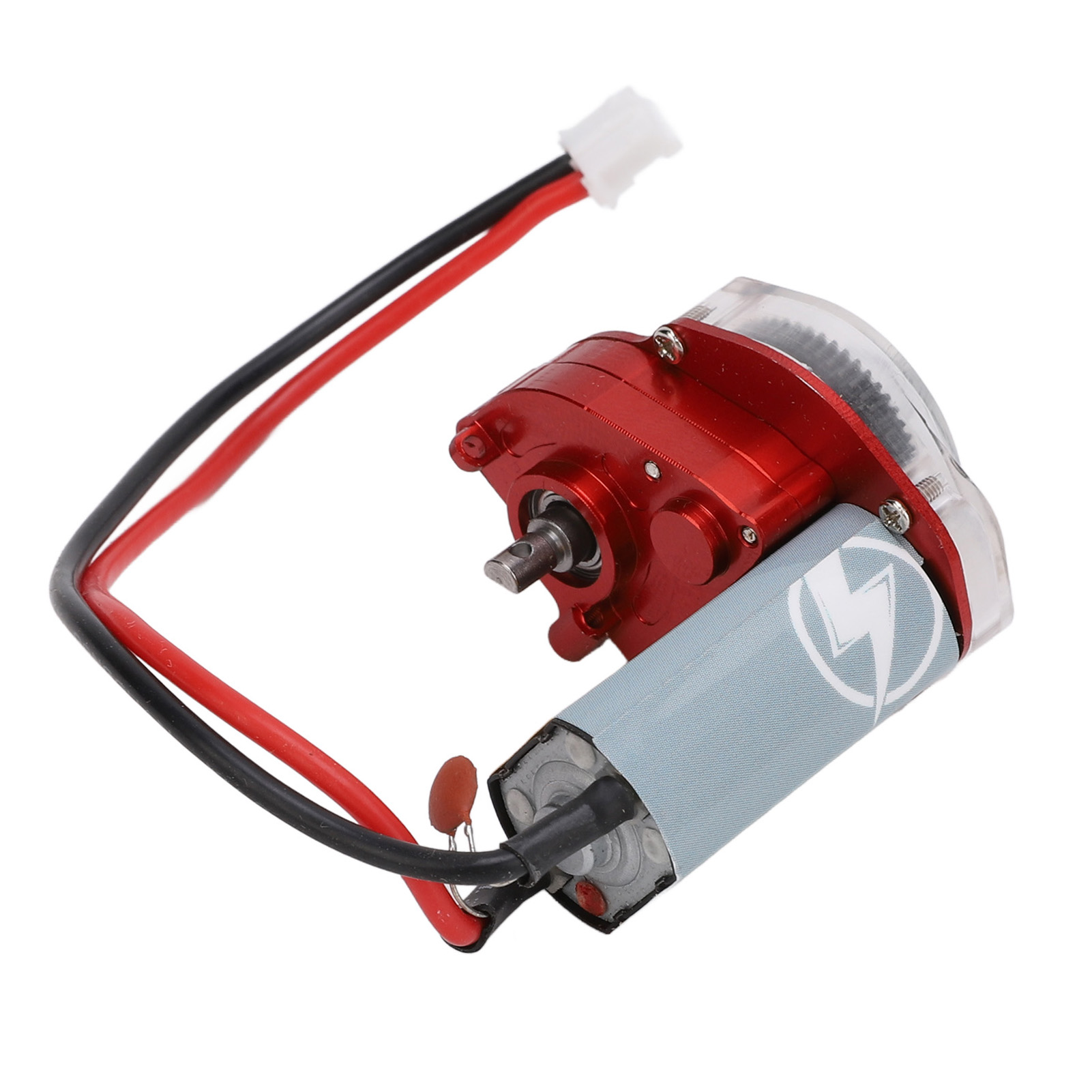 Rc car gearbox rc transmission gearbox rc gearbox replacement rC Gearbox with 050 50T Motor Metal Plastic Transparent Transmission Gearbox for Axial SCX24 1/24 RC Car Upgrade Parts. 