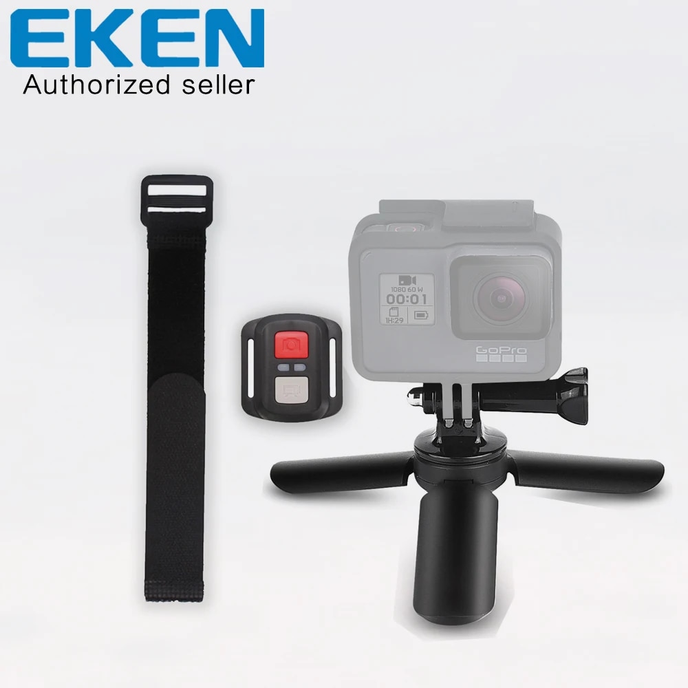 for EKEN Camera H9 H9r H5s Plus H6s H8r H7S H9r Plus V50 Pro H9s Remote control with Tripod Kits Mini tripod accessories. 