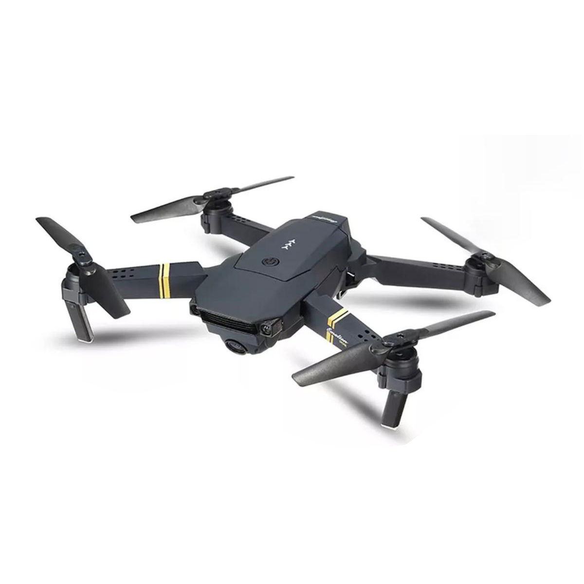 DJ1 Dual Battery Folding Camera Drone 4 Channel Ascend, Descend, Forward, Backward 360-Degree Rolling Distance 100 feet. 