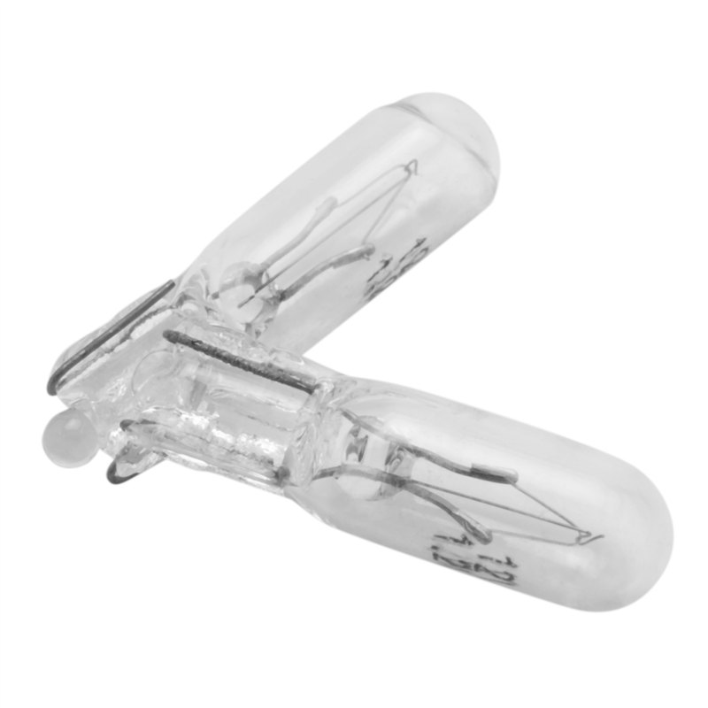 40Pcs T5 17 86 206 286 Halogen Bulb Car Instrument Panel Lamp Auto Wedge Dashboard Lamp 1.2W 12V Warm White. 