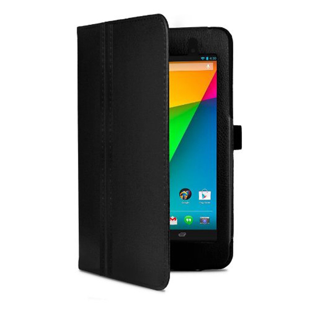 【VisioN Shop】Protect pu Leather Smart Flip folio Cover Case for Google Nexus 7 2nd 2013 model with Auto Sleep ( Not for 1st generation 2012). 