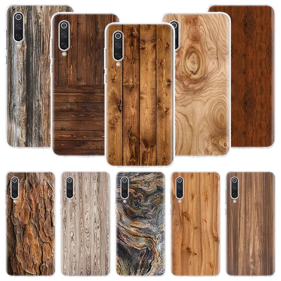 Wood Wooden Pattern Phone Case For Xiaomi Redmi Note 10 9 8 11 12 Pro 11T 11S 11E 10S 9S 9T 8T 8A 7 6 5 Plus Art Pattern Cover
