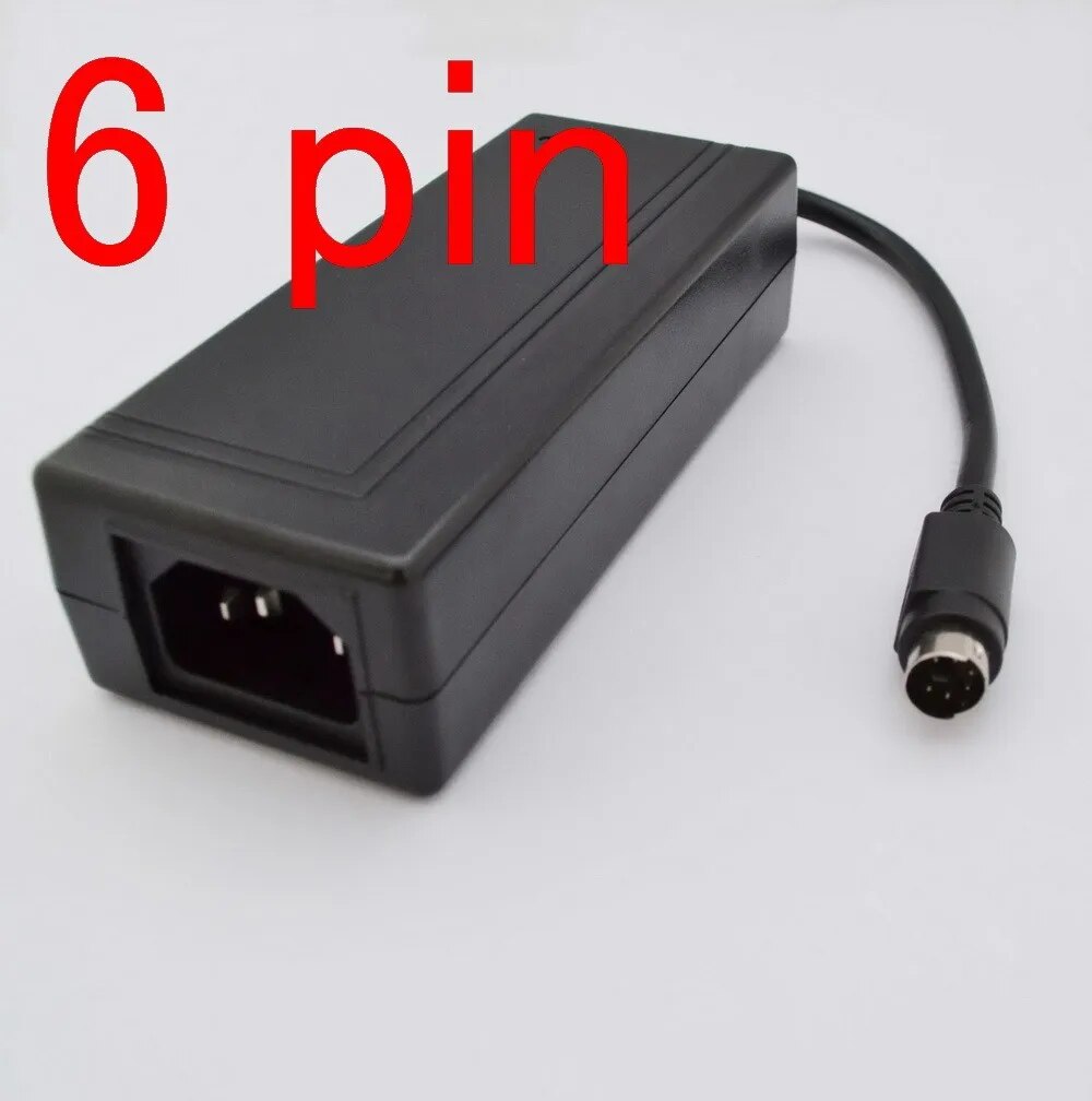 1PCS 6pin 100V - 240V AC to DC 12V / 5V 2A for HDD Enclosure Case Power Supply Adapter 6 pin 2000mA EU US AU UK Plug. 